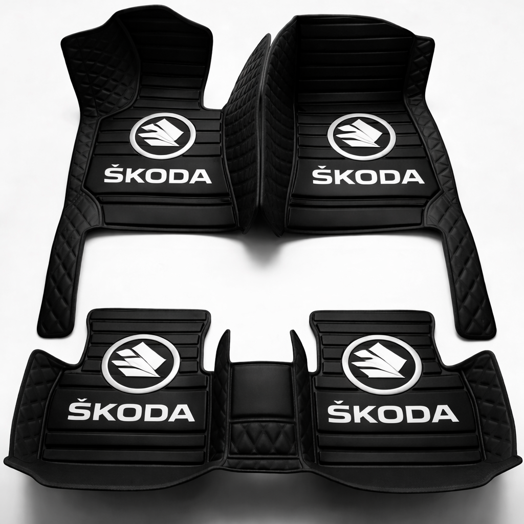 Luxusní sada autokoberců v koženém provedení – čistota a elegance každý den