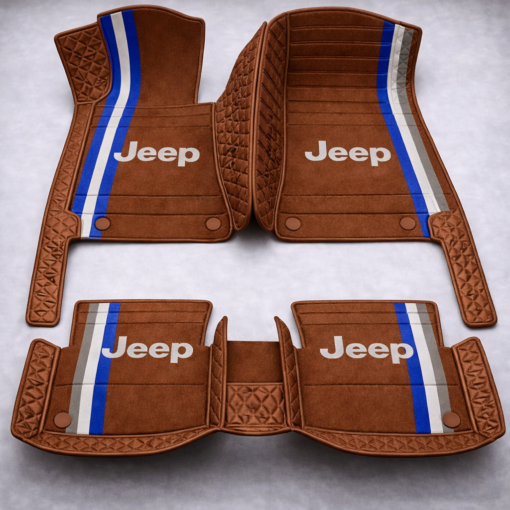 Luxusní sada autokoberců v koženém provedení – čistota a elegance každý den