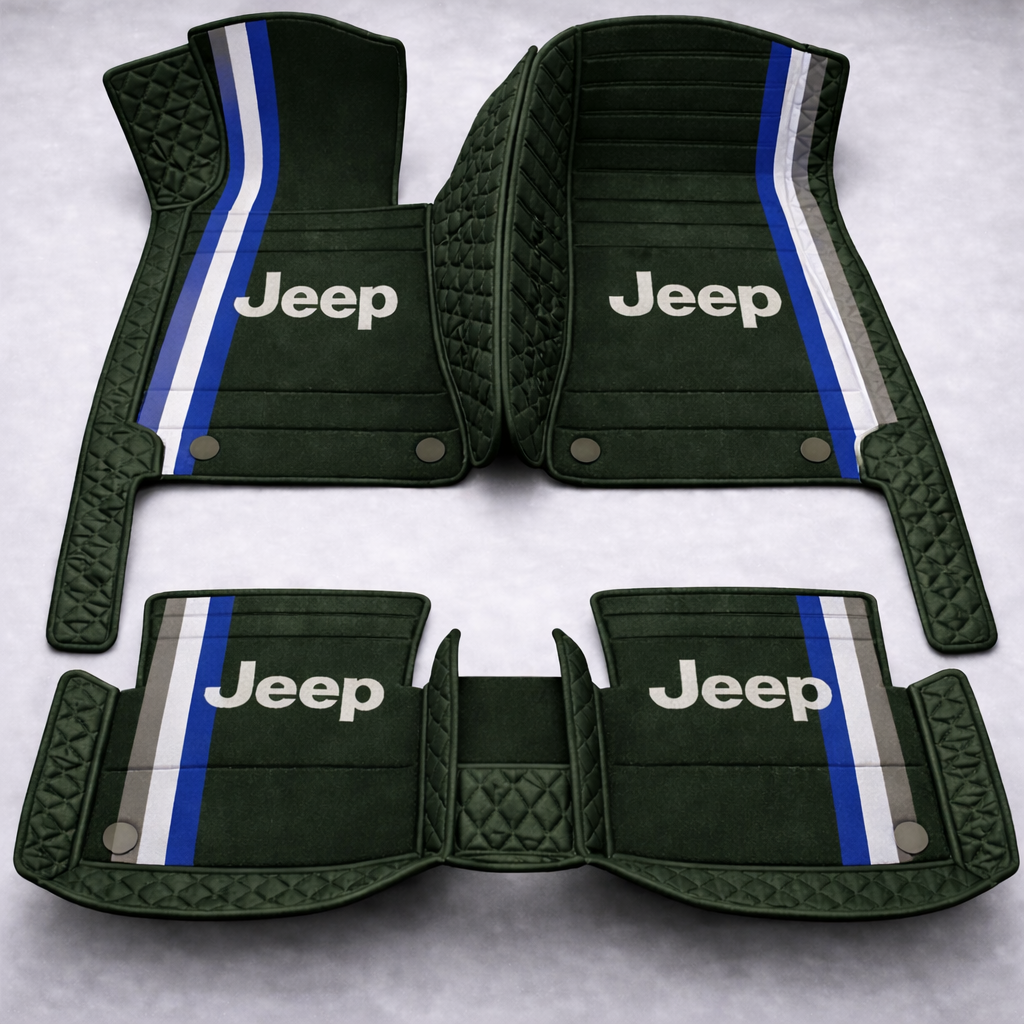 Luxusní sada autokoberců v koženém provedení – čistota a elegance každý den