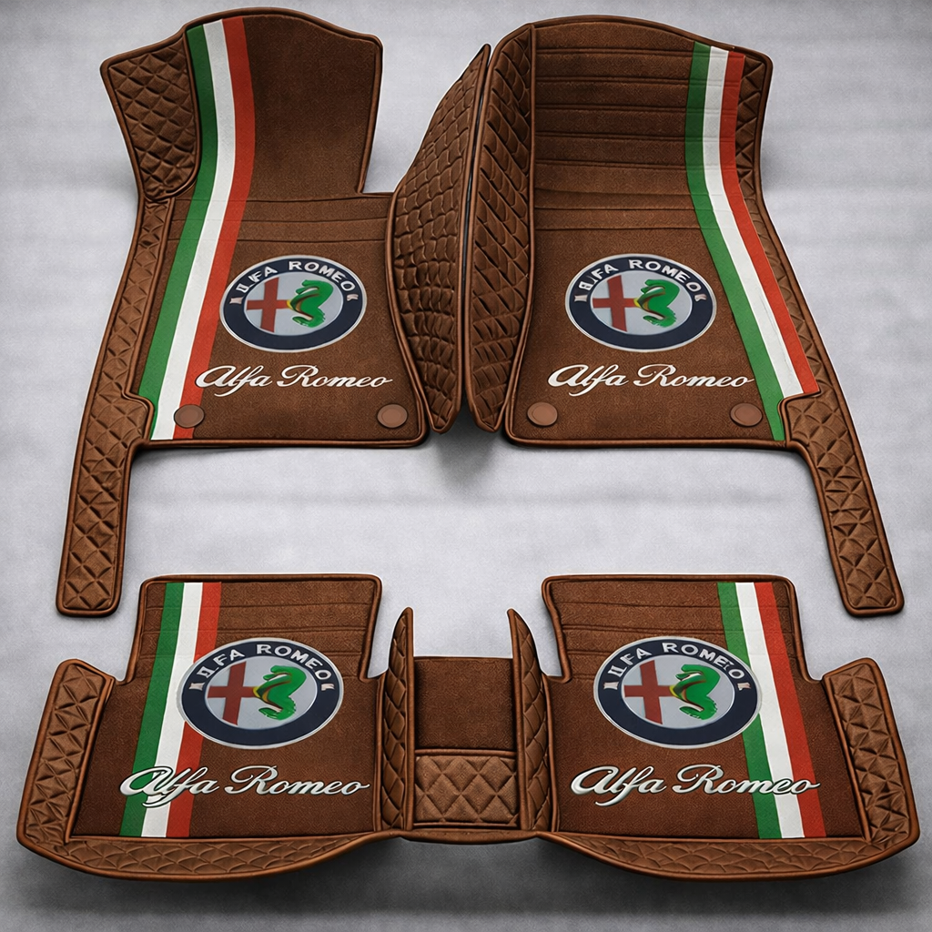 Luxusní sada autokoberců v koženém provedení – čistota a elegance každý den