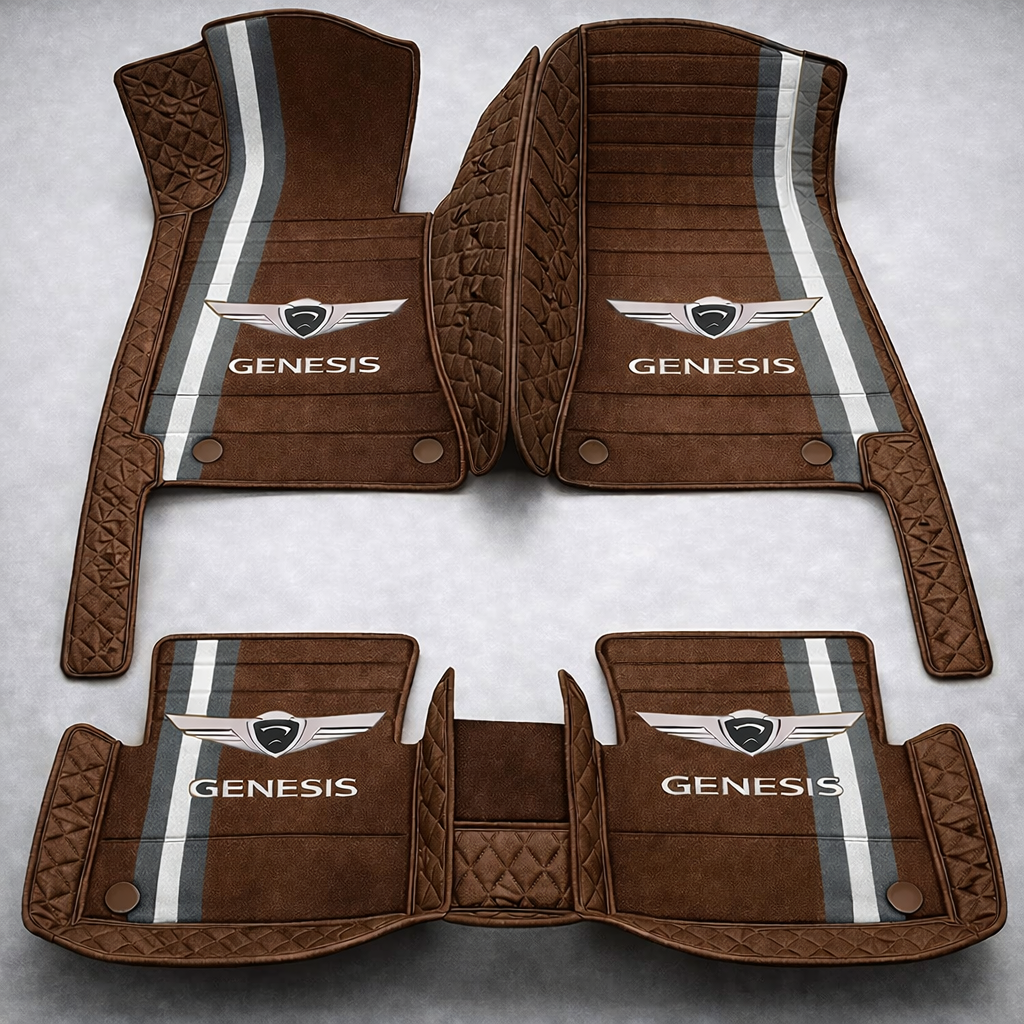 Luxusní sada autokoberců v koženém provedení – čistota a elegance každý den