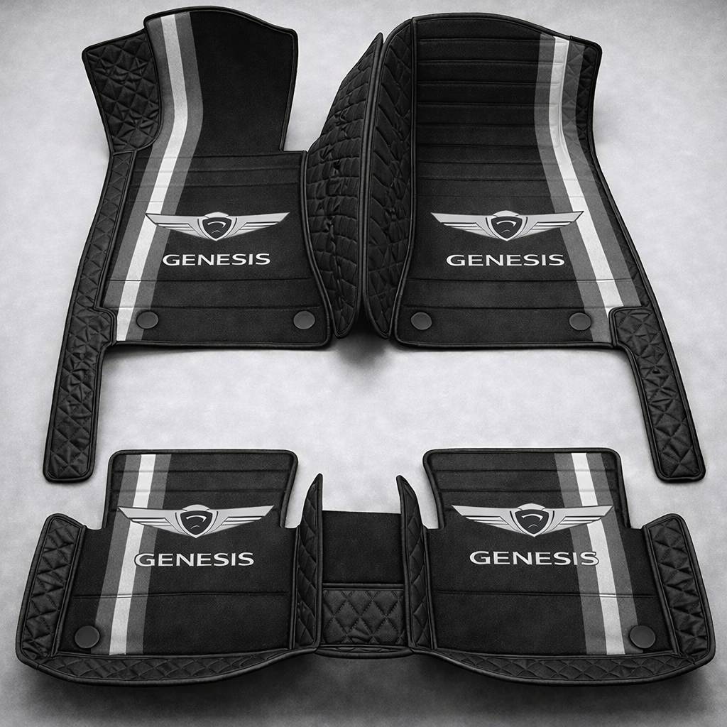 Luxusní sada autokoberců v koženém provedení – čistota a elegance každý den