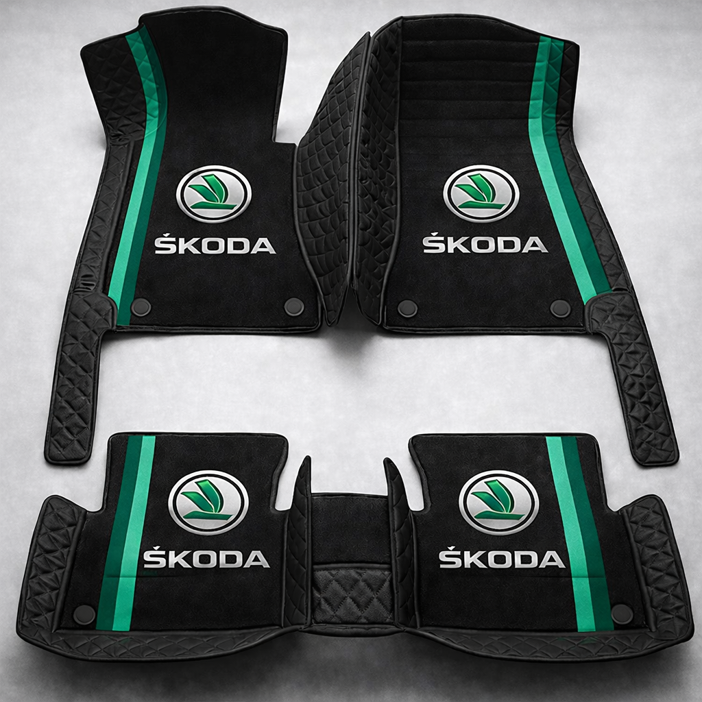 Luxusní sada autokoberců v koženém provedení – čistota a elegance každý den