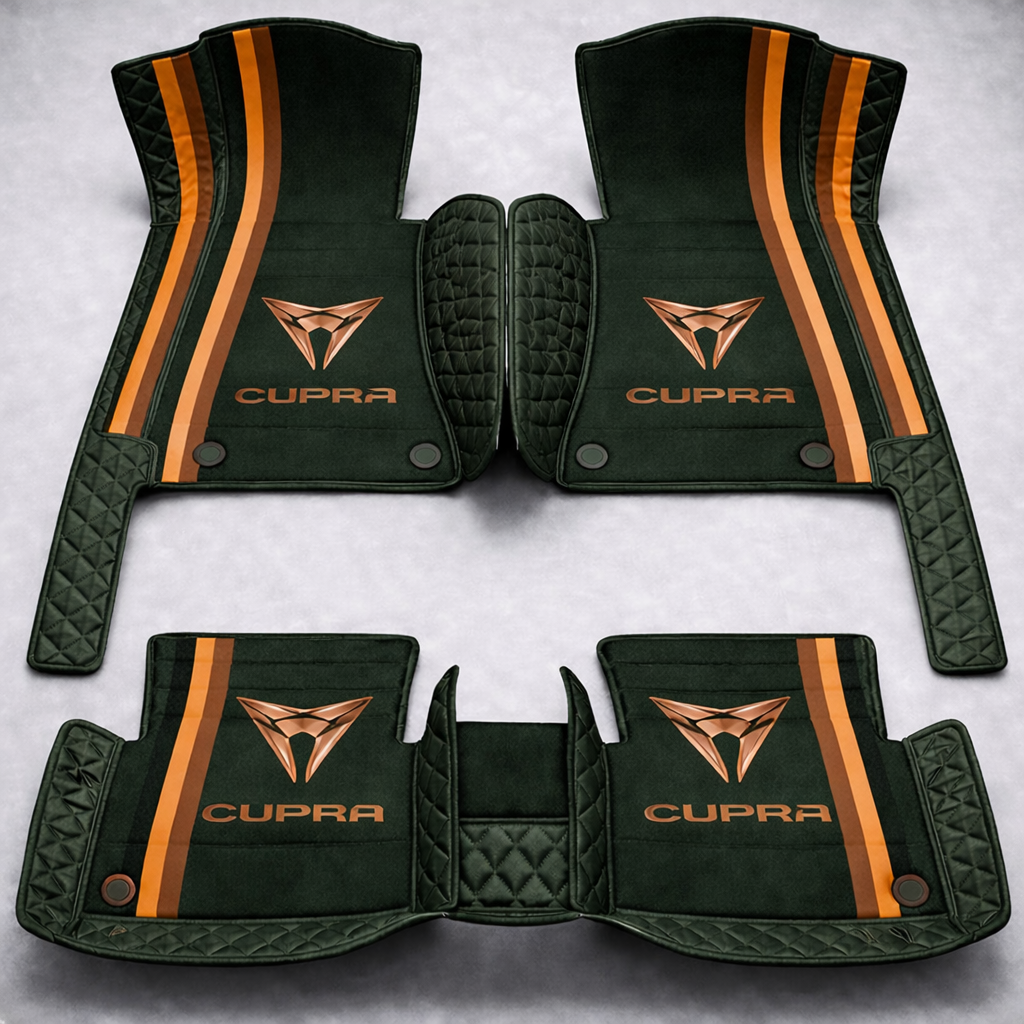 Luxusní sada autokoberců v koženém provedení – čistota a elegance každý den