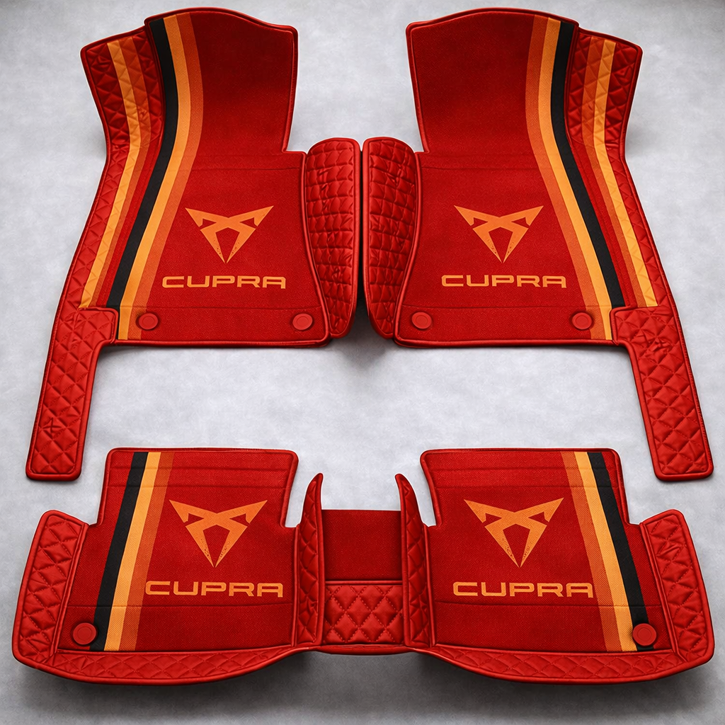 Luxusní sada autokoberců v koženém provedení – čistota a elegance každý den