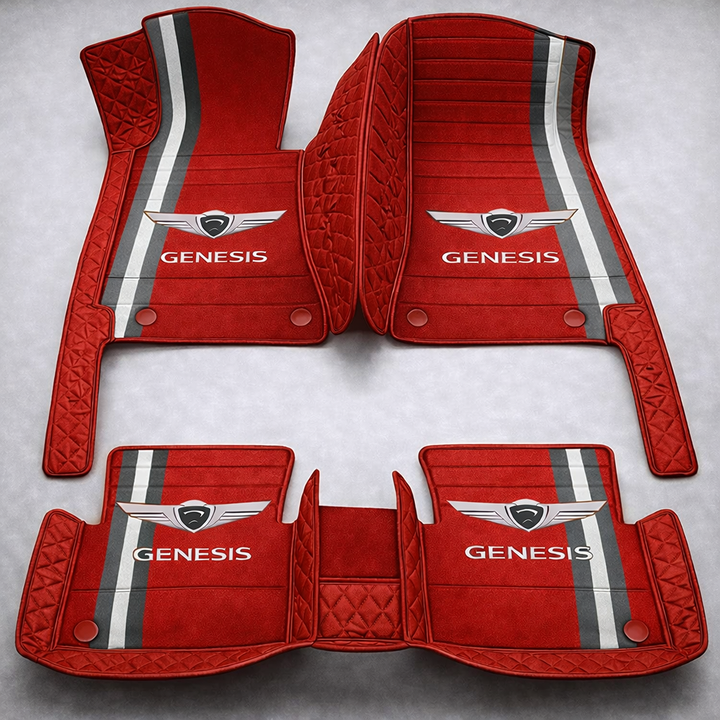 Luxusní sada autokoberců v koženém provedení – čistota a elegance každý den